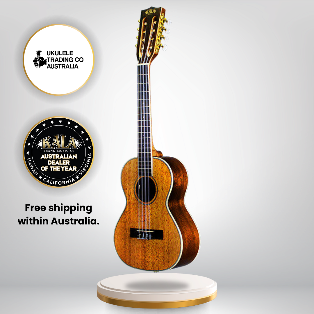 Kala KA-8E Eight String Tenor Electric Ukulele w/ Gig Bag
