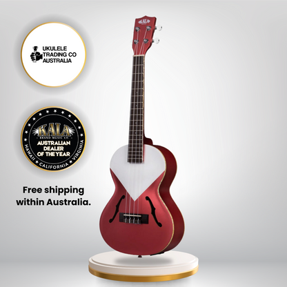 Kala KA-JTE-CHRD ukulele neck, rosewood fretboard, and mahogany body