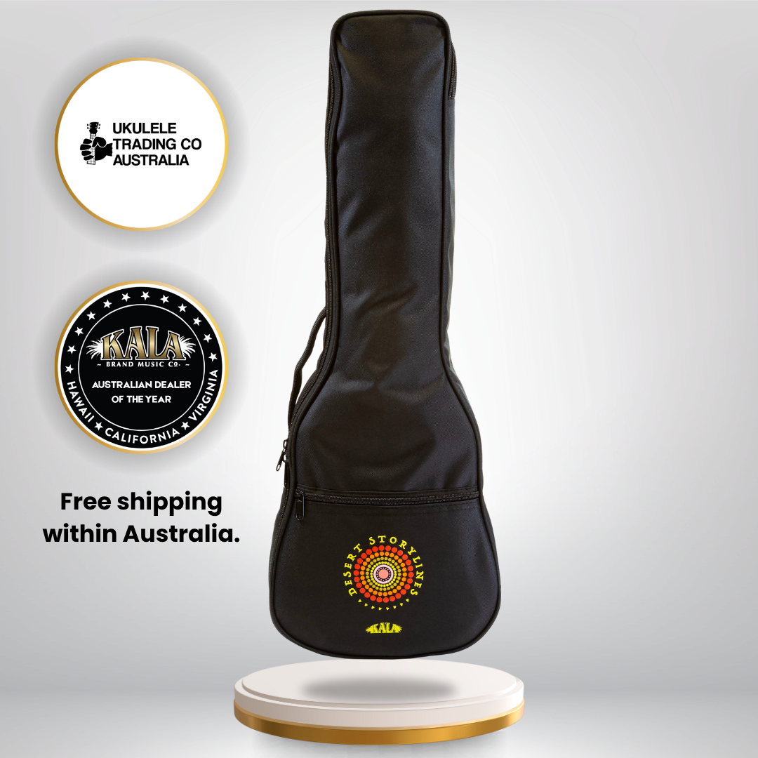 Kala Desert Storylines “Sunburnt Country” Tenor Ukulele by Chantelle Mulladad