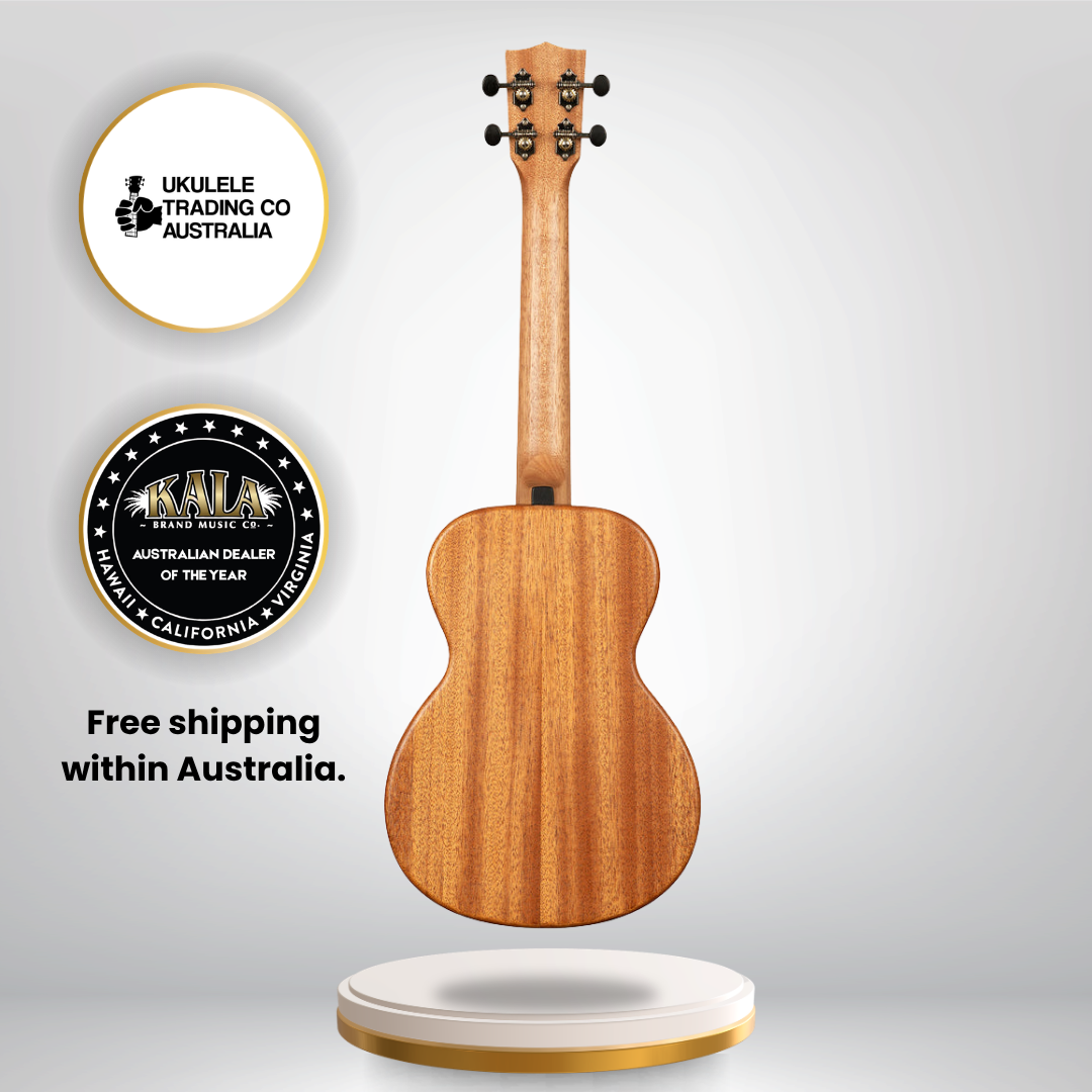KA-WF-AMHG-T All Solid Mahogany Waterfall Tenor Ukulele