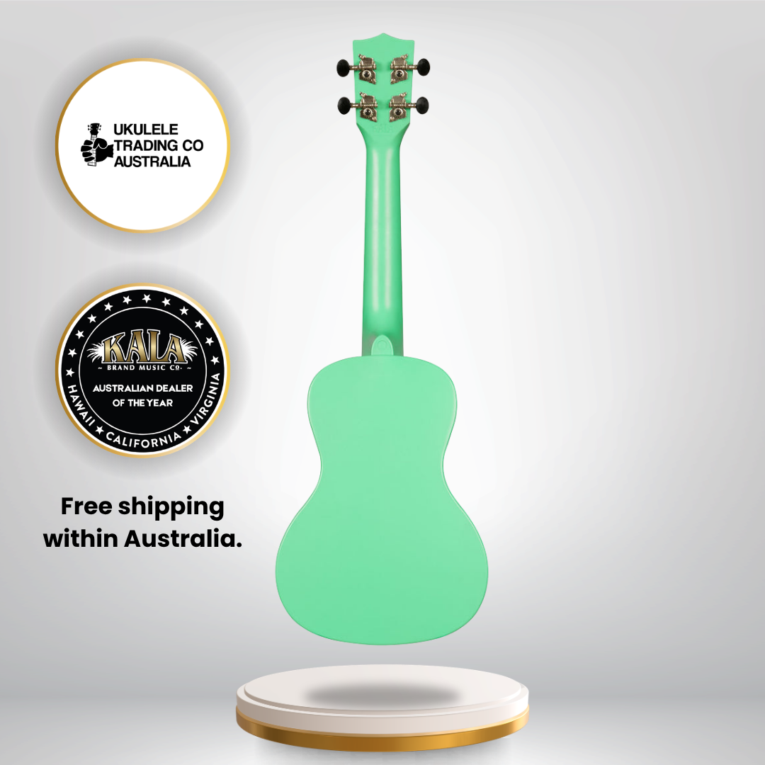 KA-R-WMS-GN-C Kala Waterman Concert Ukulele Recycled Eco-Friendly Concert Ukulele Australia