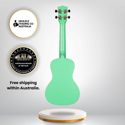 KA-R-WMS-GN-C Kala Waterman Concert Ukulele Recycled Eco-Friendly Concert Ukulele Australia