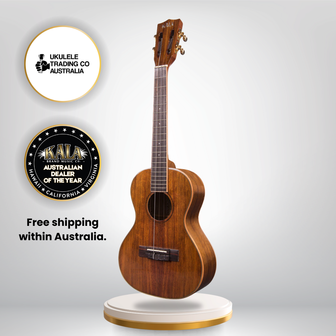 Kala KA-SA-B Solid Acacia Baritone Ukulele with free case – buy ukulele online Australia