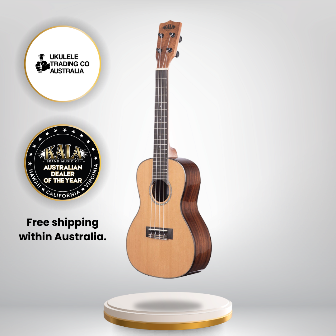 Kala KA-SCAC-C Solid Cedar Top Concert Ukulele with Acacia back and sides