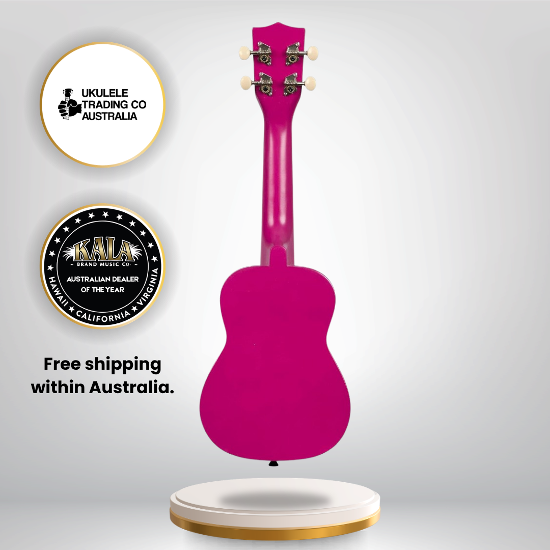 NUKHAPPY CAMPER Kala Ukadelic Happy Camper Soprano Ukulele Camping Art Ukulele Australia