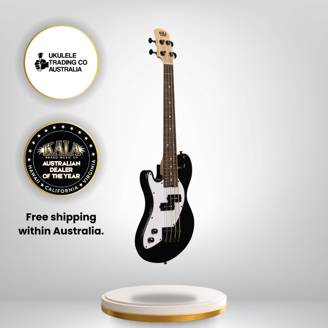 Kala Jet Black Left-Handed U•BASS® 4-string