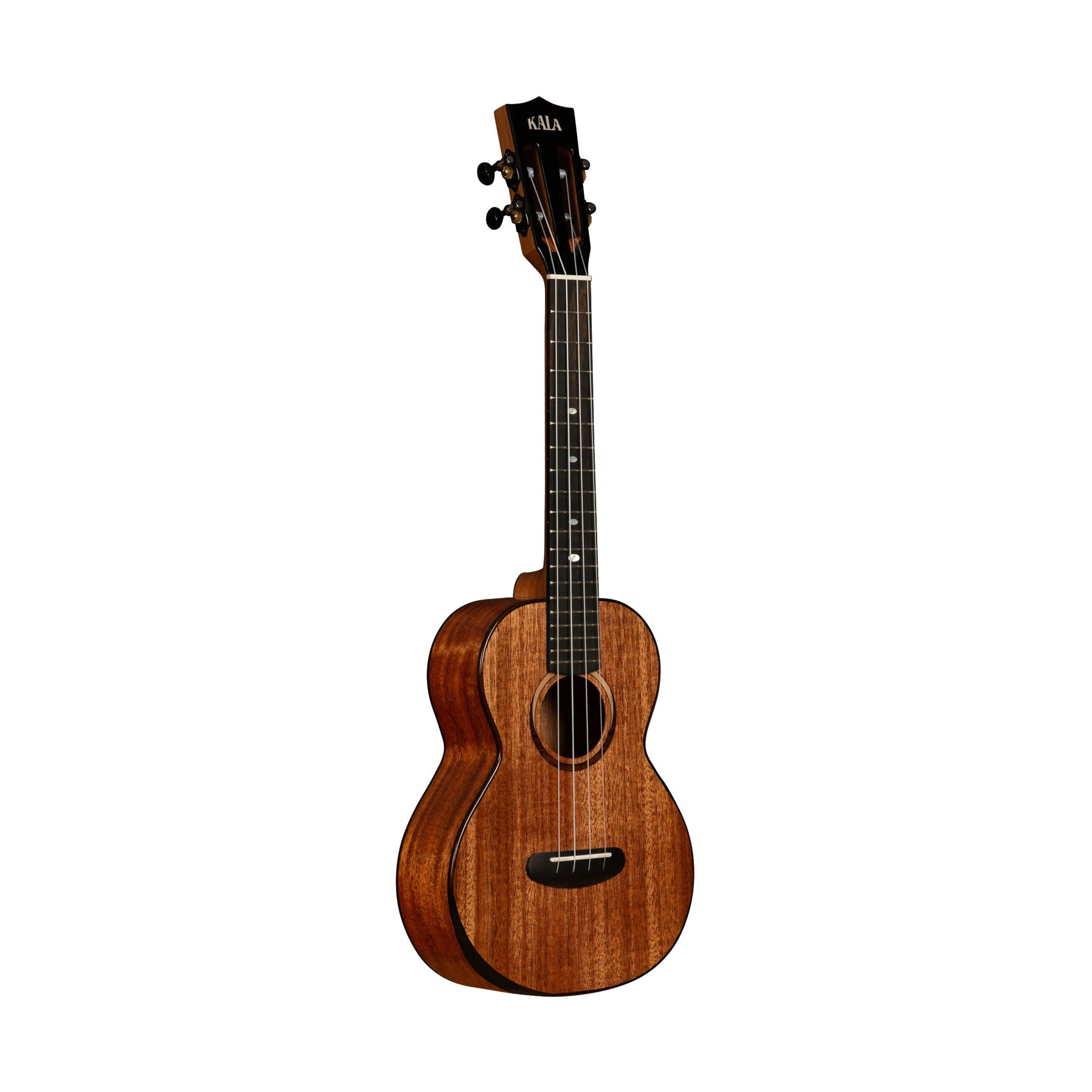 Contour All Solid Gloss Mahogany Tenor Ukulele w/ Bag Kala KA-CT-SMH-TG featuring a sleek glossy mahogany finish for rich sound.