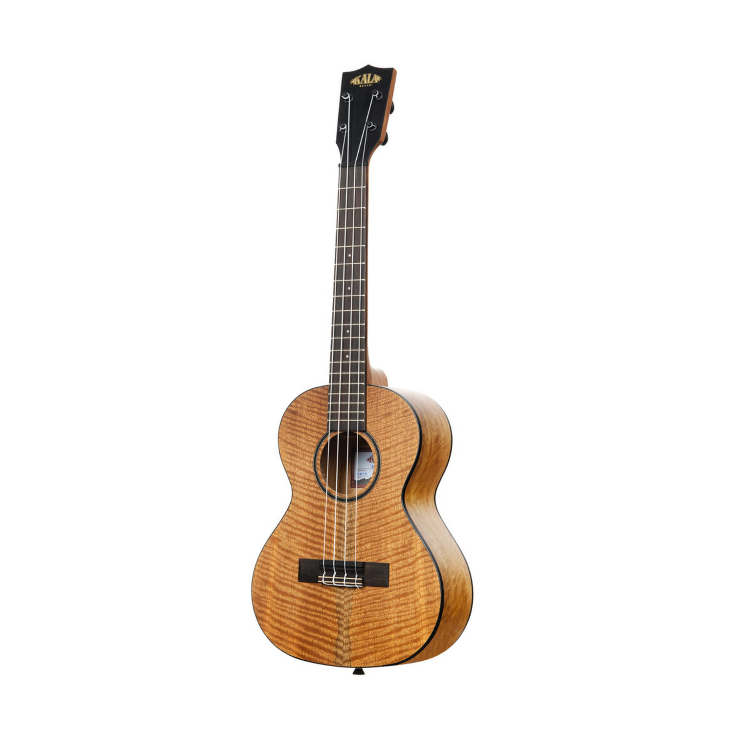 Kala KA-CM-T Curly Mango Tenor Ukulele. Exquisite craftsmanship and vibrant sound for a standout playing experience.