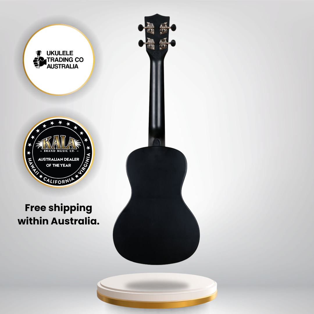 KA-R-WMS-BK-C Kala Waterman Concert Ukulele Recycled Eco-Friendly Concert Ukulele Australia