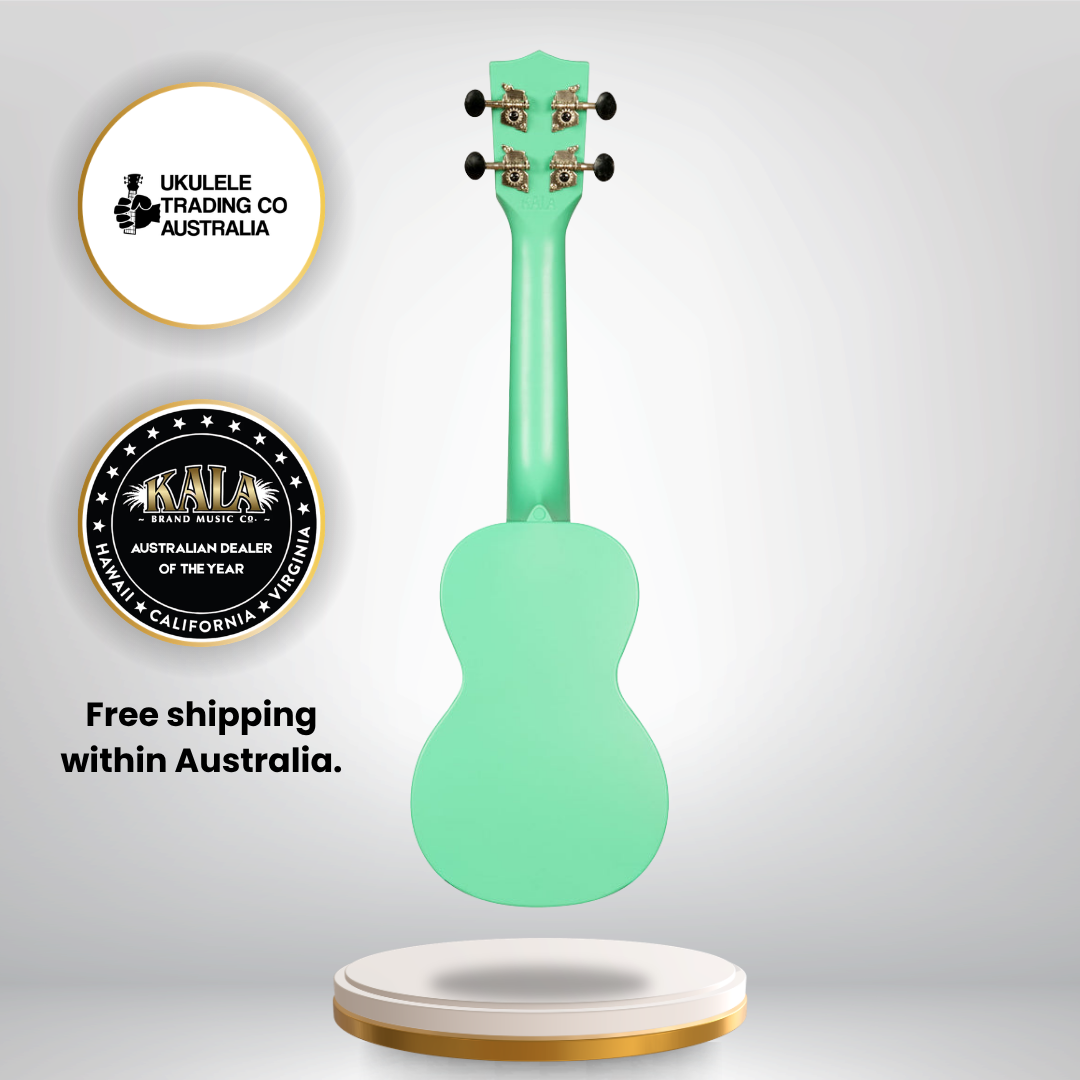 KA-R-WMS-GN-S Kala Waterman Soprano Ukulele Recycled Eco-Friendly Soprano Ukulele Australia