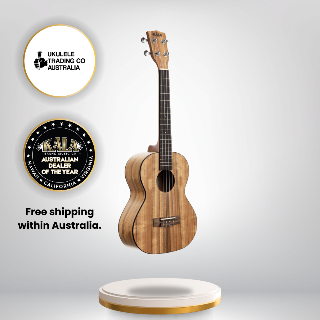 Left-handed Kala KA-PWT/LH Pacific Walnut Tenor Ukulele