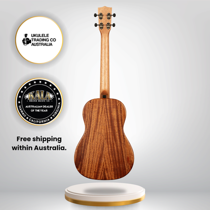 KA-WF-AMHG-B All Solid Mahogany Waterfall Baritone Ukulele