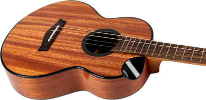 Flight Nomad Baritone Ukulele with solid mahogany body and black binding