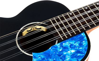 Flight IRIS8T Iris 8 Tenor 8-String Ukulele Solid Spruce Top Laminate Mahogany Back and Sides Active Pickup Tenor Ukulele Australia