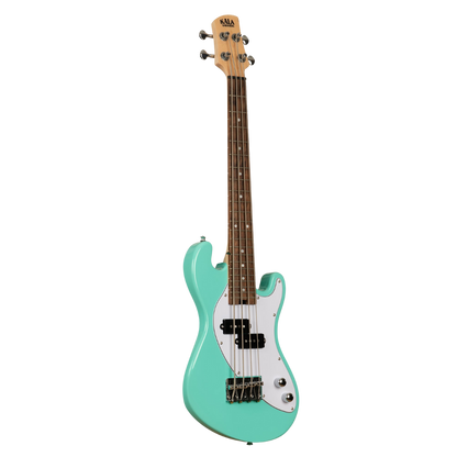 Surf Green Kala Solid Body U•BASS® with passive split-coil pickup for deep, punchy bass tones.