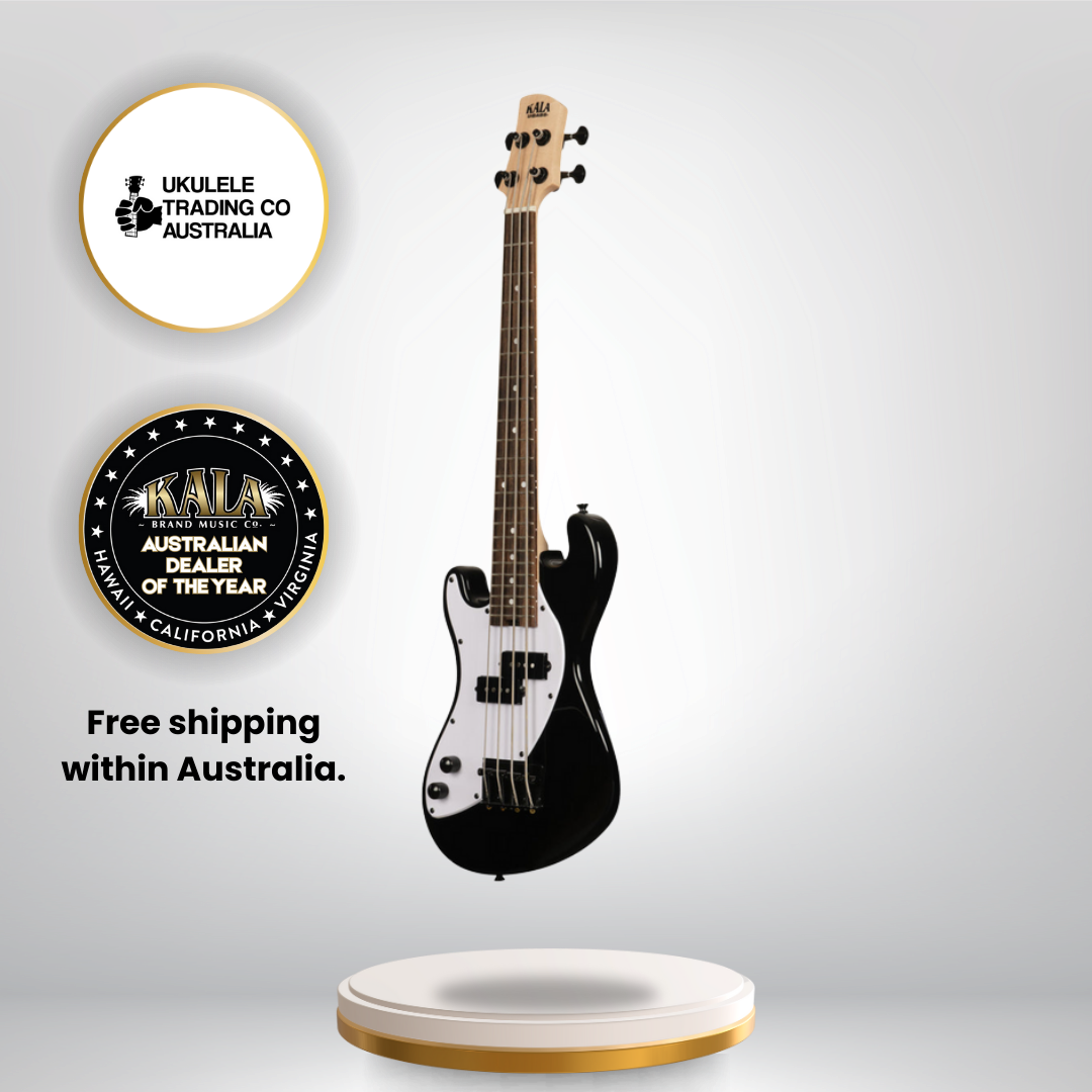 Kala Jet Black Left-Handed U•BASS® 4-string