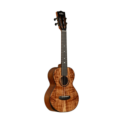 Kala KA-CT-SA-TG Contour All Solid Gloss Acacia Tenor Ukulele with Bag, featuring resonant acacia wood and a sleek finish.