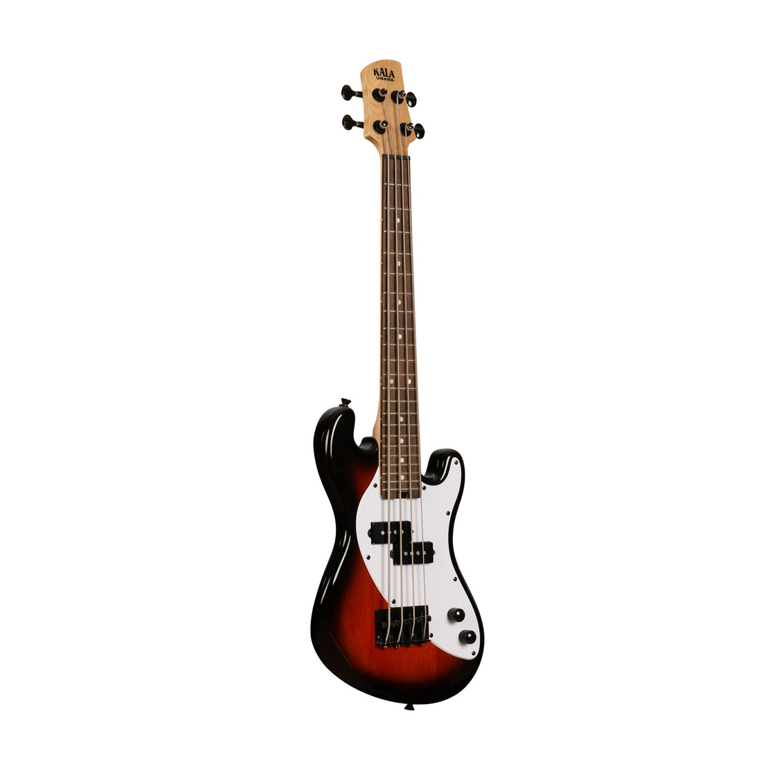 Solid Body 4-String Sunburst Fretted U•BASS® - Kala - UBASS-SB-TB-FS. Rich bass tones with a sleek sunburst design.