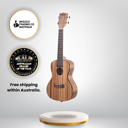 Left-handed Kala KA-PWC/LH Pacific Walnut Concert Ukulele