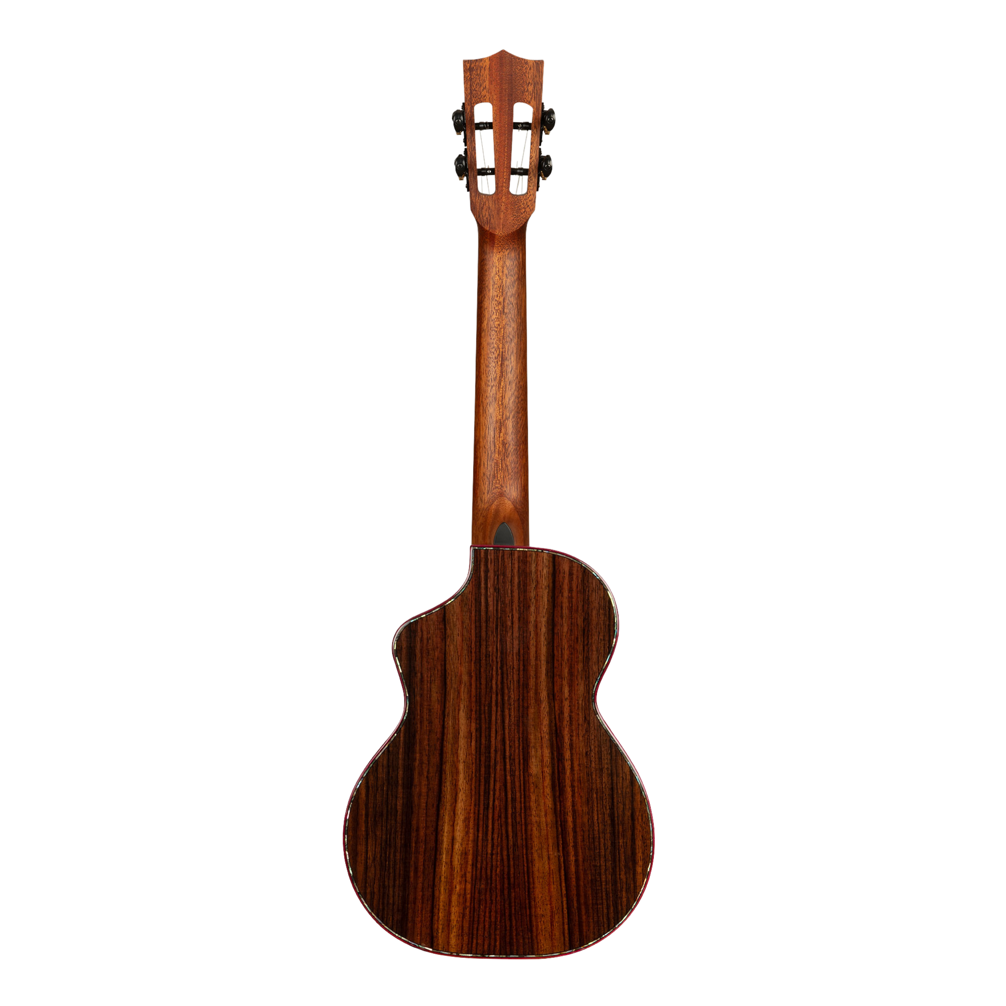 Kala Contour Deluxe Tenor Ukulele – Solid Spruce &amp; Rosewood with Cutaway + Bag - KA-CTD-SSRW-TG-C