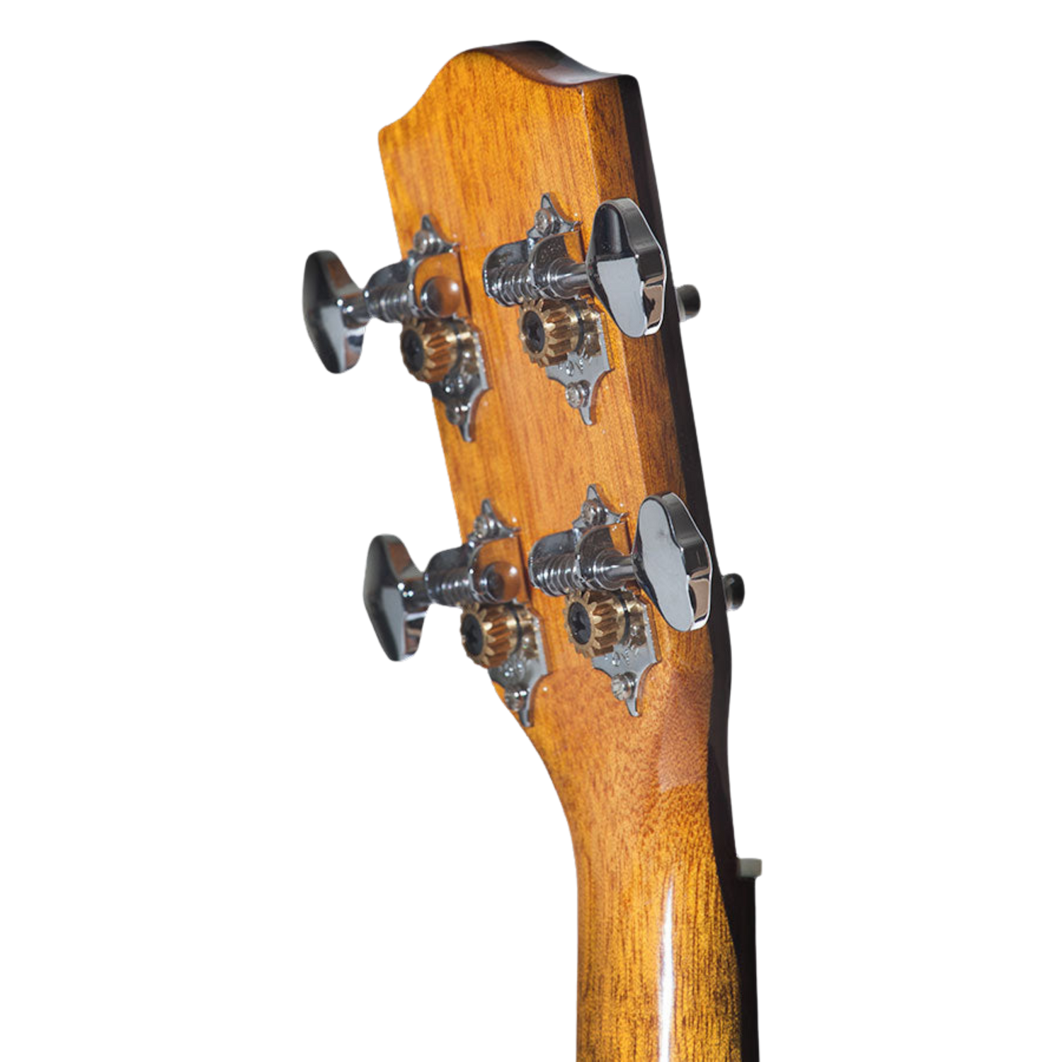 Ohana Pineapple Series PKC-50G Concert Ukulele with solid cedar top, mahogany body, abalone rosette, and mellow, rich tone for a unique musical experience.