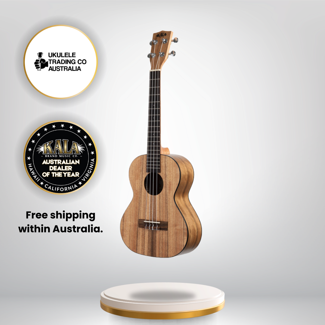 Left-handed Kala KA-PWT/LH Pacific Walnut Tenor Ukulele
