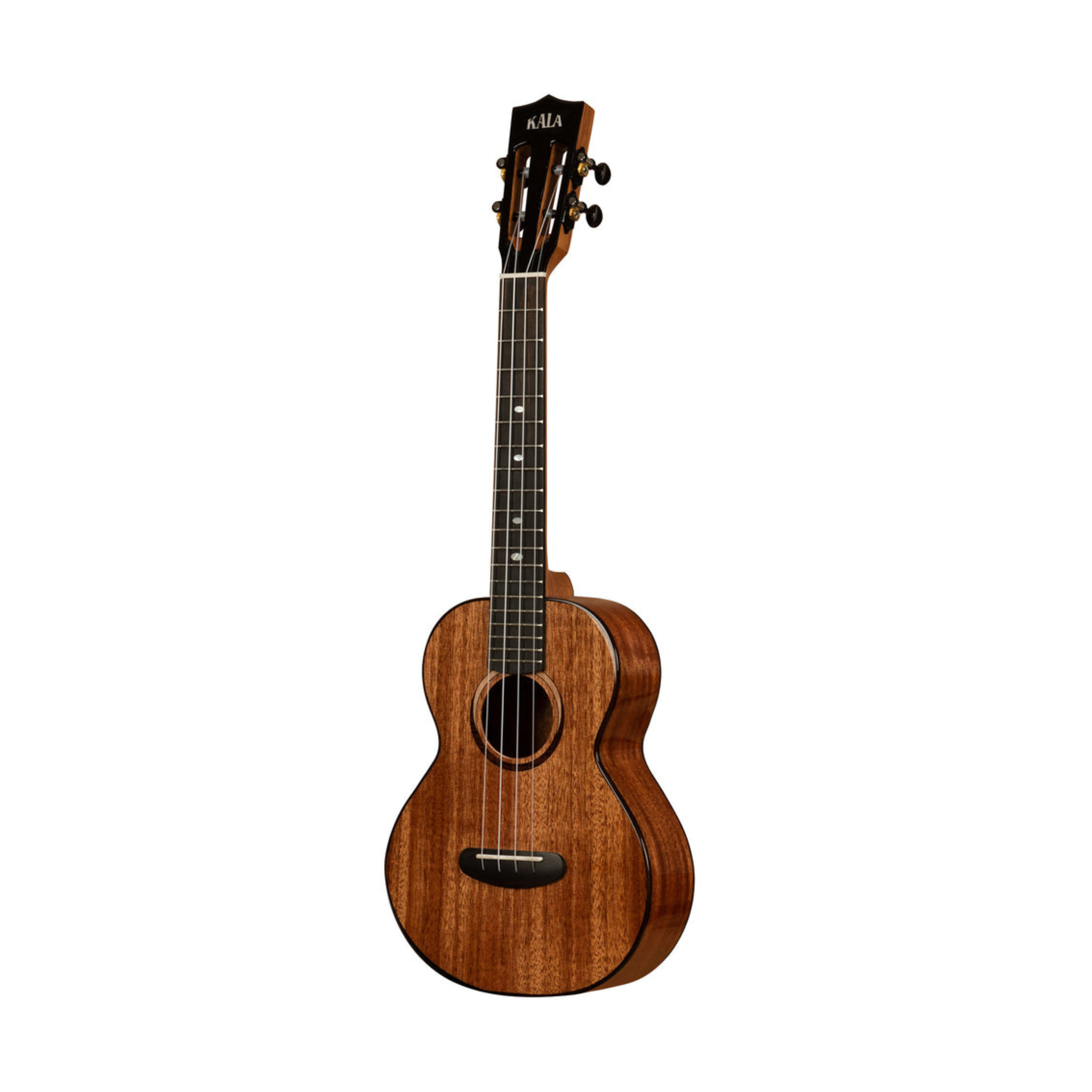 Contour All Solid Gloss Mahogany Tenor Ukulele w/ Bag Kala KA-CT-SMH-TG featuring a sleek glossy mahogany finish for rich sound.