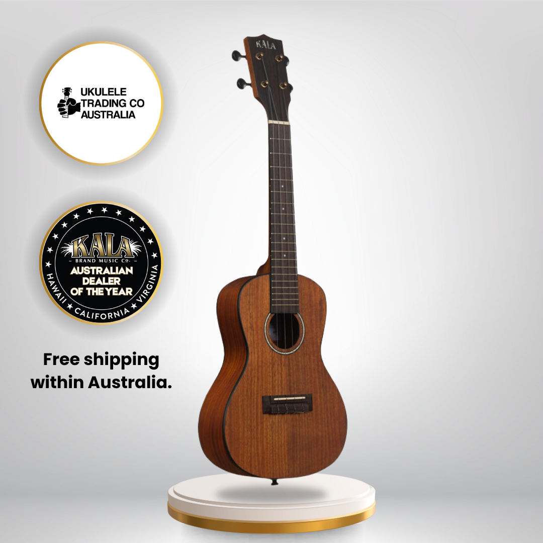 Kala KA-KOA-C Hawaiian Koa back and sides with unique wood grain