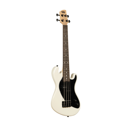 Solid Body 4-String Sweet Cream Fretted U•BASS® by Kala - UBASS-SB-CR-FS. Smooth tones and vibrant sound, built for all musicians!