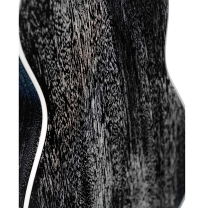 Kala KA-SDH-BE baritone ukulele with Salt &amp; Pepper Doghair gloss finish and built-in Fishman EQ.