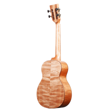 Ohana TK-180M Tenor Ukulele – lightweight, all-solid okoume, satin finish, slotted headstock, and a warm, resonant tone, perfect for travel and performance!