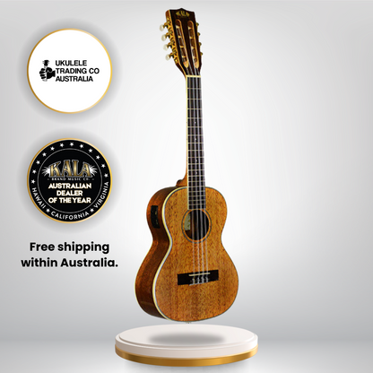 Kala KA-8E Eight String Tenor Electric Ukulele w/ Gig Bag