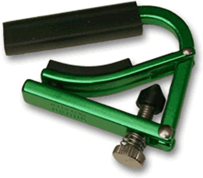 Shubb L9GR Lite Ukulele Capo – Lightweight Aluminium Green Capo