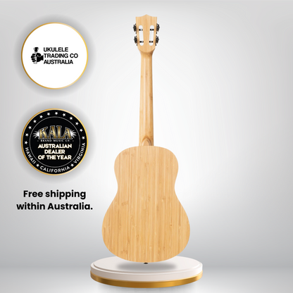 Kala KA-BMB Solid Bamboo Baritone Ukulele with free gigbag and Aquila ukulele strings