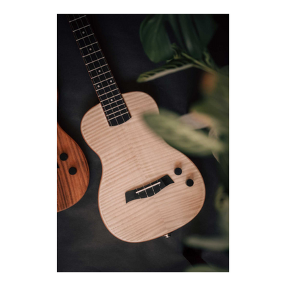 Kala KA-SB-MAP-T Solid Body Electric Flame Maple Tenor Ukulele with sleek design, dynamic sound, and perfect for electrifying performances.