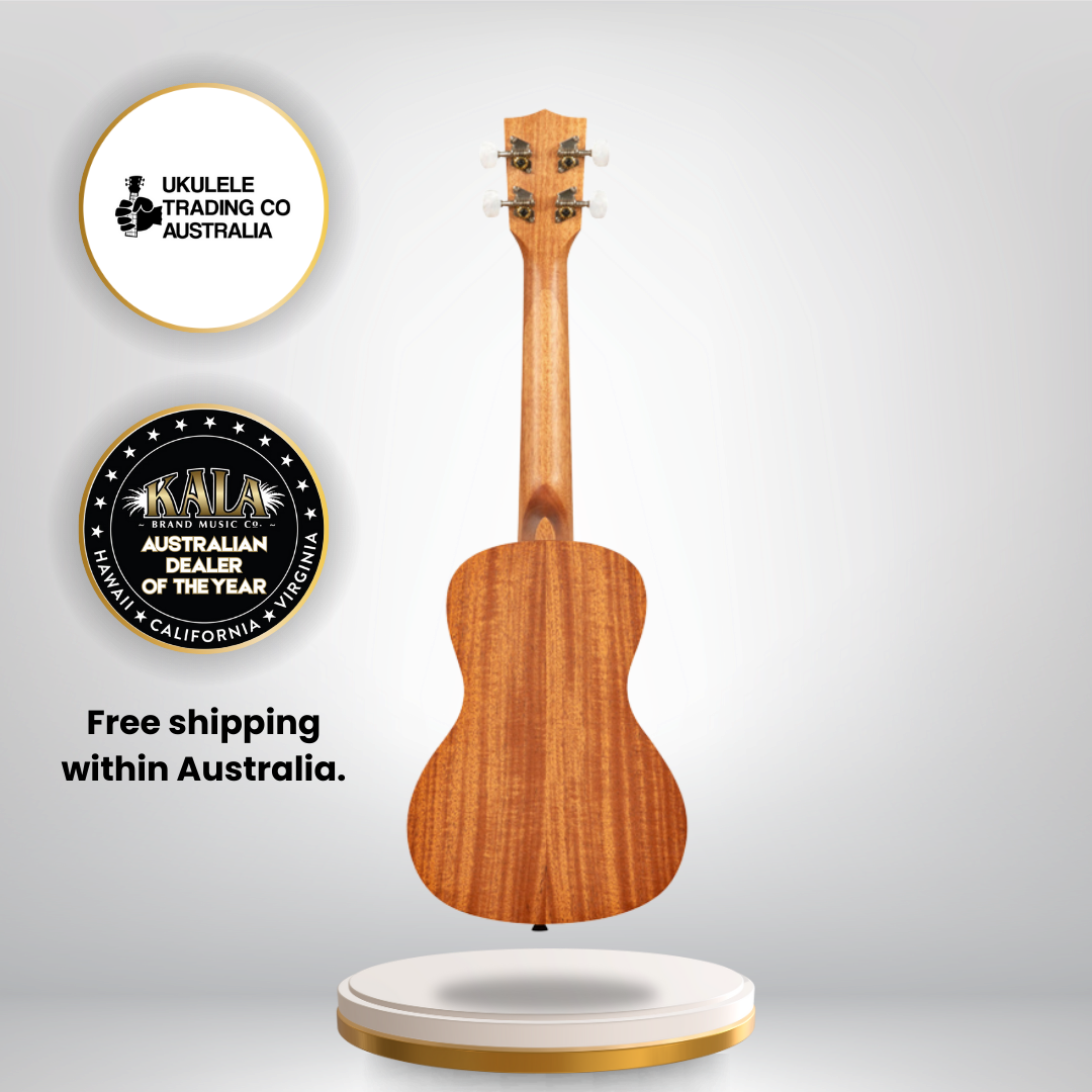 Kala Gardenia Mahogany Tenor Ukulele KA-GARDENIA-T – Voyage Collection with Hawaiian-inspired Gardenia artwork, mahogany body, Aquila strings – Australia