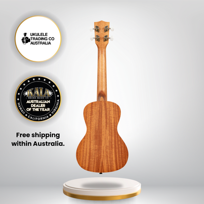 Kala Gardenia Mahogany Tenor Ukulele KA-GARDENIA-T – Voyage Collection with Hawaiian-inspired Gardenia artwork, mahogany body, Aquila strings – Australia