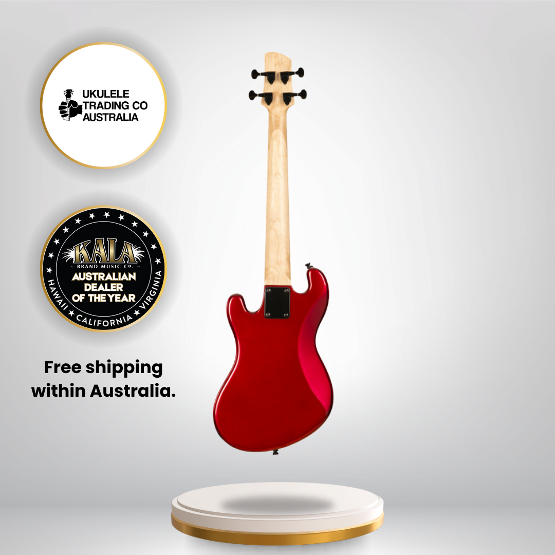 Candy Apple Red Kala U•BASS electric bass