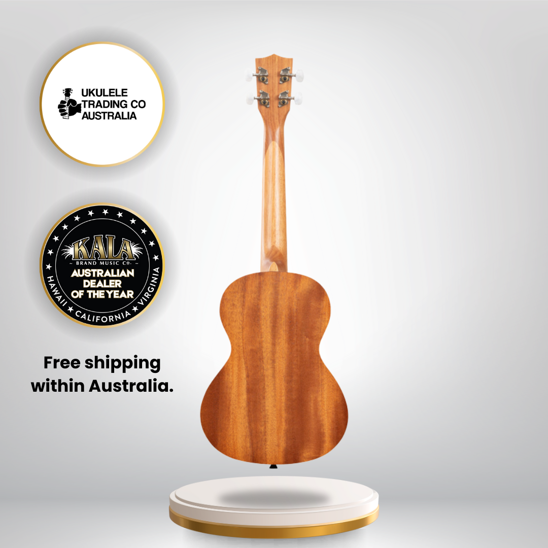 Kala KA-CANDY-BER Blackberry Concert Ukulele front view – glossy purple finish
