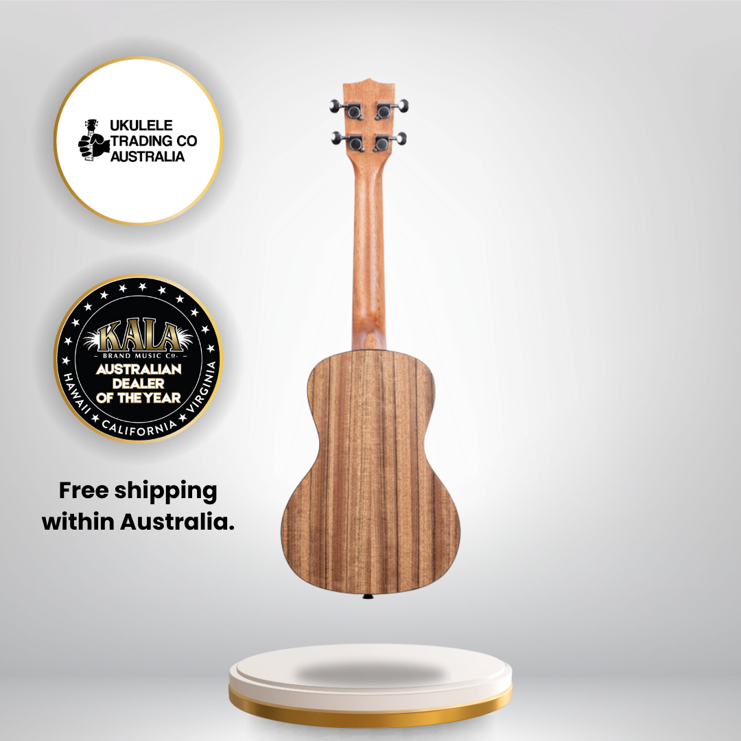 Left-handed Kala KA-PWC/LH Pacific Walnut Concert Ukulele