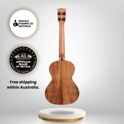 Kala KA-SCAC-T Tenor Ukulele solid cedar top with acacia back and sides high gloss finish.