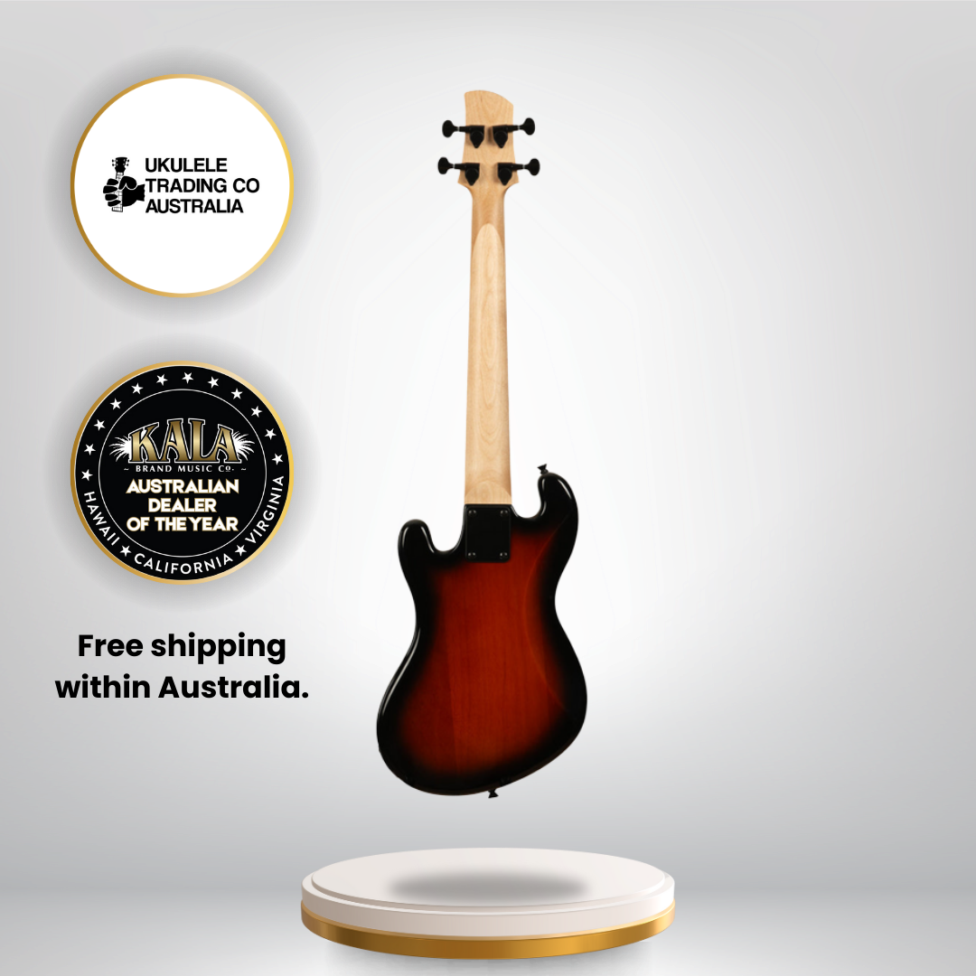 Kala Sunburst Fretless U•BASS® electric bass guitar