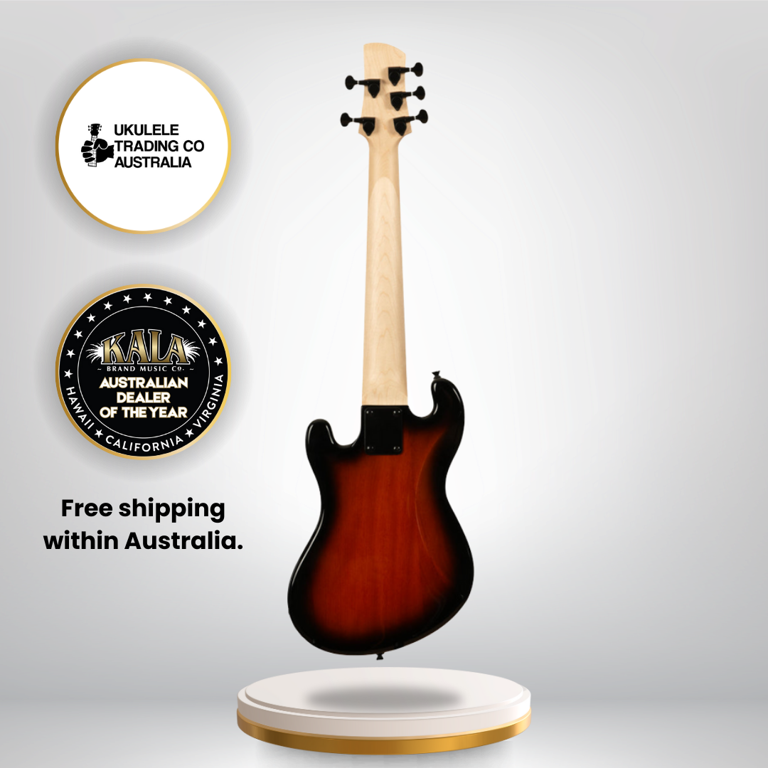 Kala Sunburst 5-string fretless U•BASS® electric bass