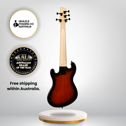 Kala Sunburst 5-string fretless U•BASS® electric bass