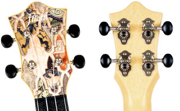Flight TUS40 Granada Travel Soprano Ukulele – Alhambra-Inspired Linden Top, ABS Body, Zero Fret &amp; Aquila Strings