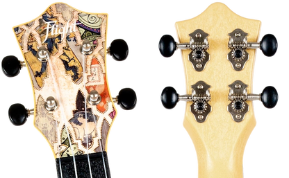 Flight TUS40 Granada Travel Soprano Ukulele – Alhambra-Inspired Linden Top, ABS Body, Zero Fret &amp; Aquila Strings