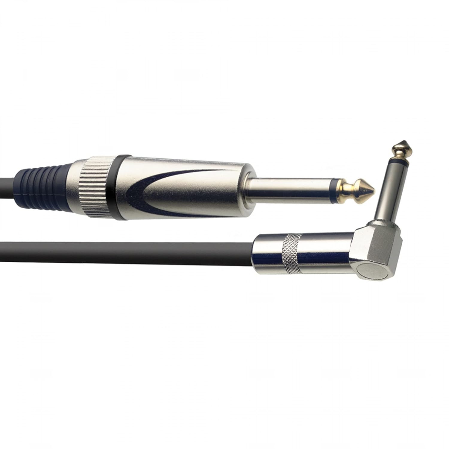Stagg SGC3PL-DL Instrument Cable 3m (10ft) – L-Shape Jack Lead