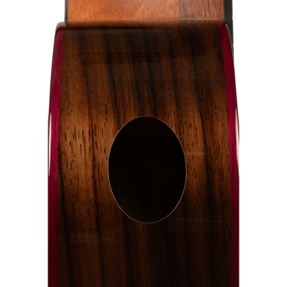 Kala Contour Deluxe Tenor Ukulele – Solid Spruce &amp; Rosewood with Cutaway + Bag - KA-CTD-SSRW-TG-C