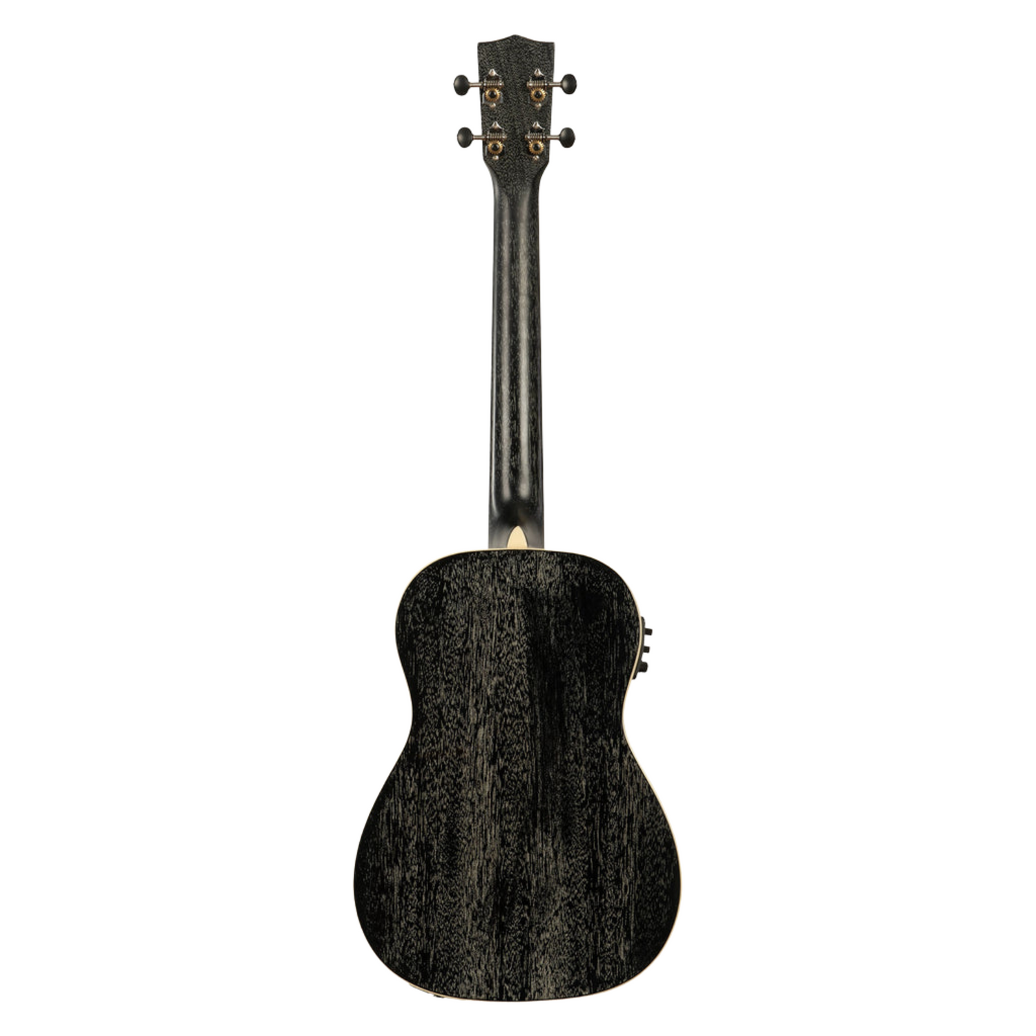 Kala KA-SDH-BE baritone ukulele with Salt &amp; Pepper Doghair gloss finish and built-in Fishman EQ.