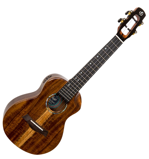 Flight Spirit EQ-A Concert Electro-Acoustic Ukulele SPIRITCEQA All Solid Acacia Double C1U Pickup Australia